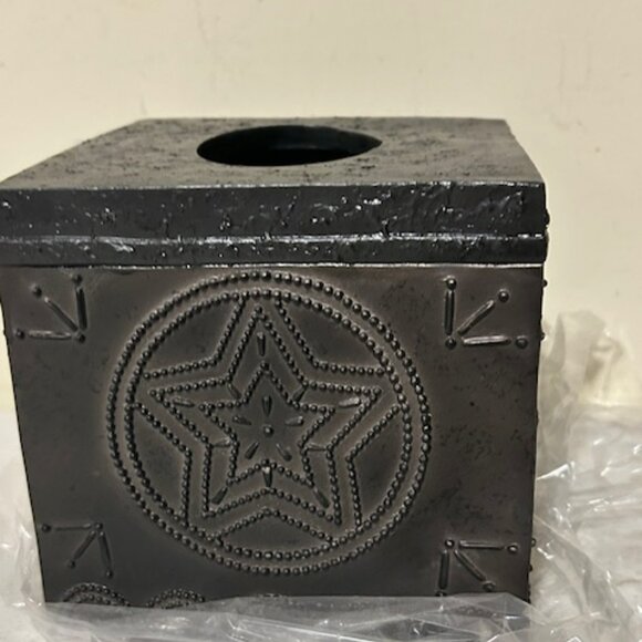 New Primitive Black Star Tissue box Cover - Picture 3 of 5